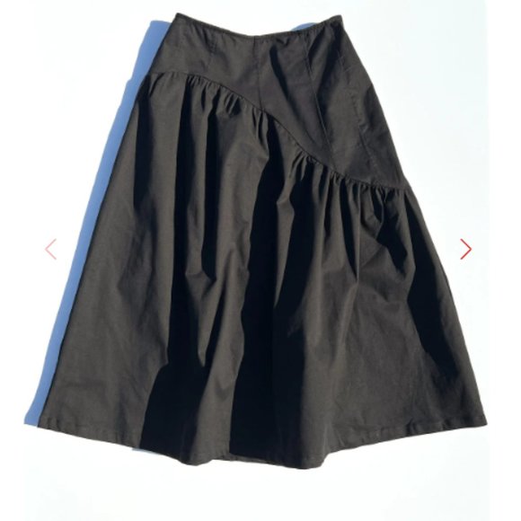 Maeve Midi Skirt LISA SAYS GAH - CAVIAR TWILL small - Picture 6 of 6